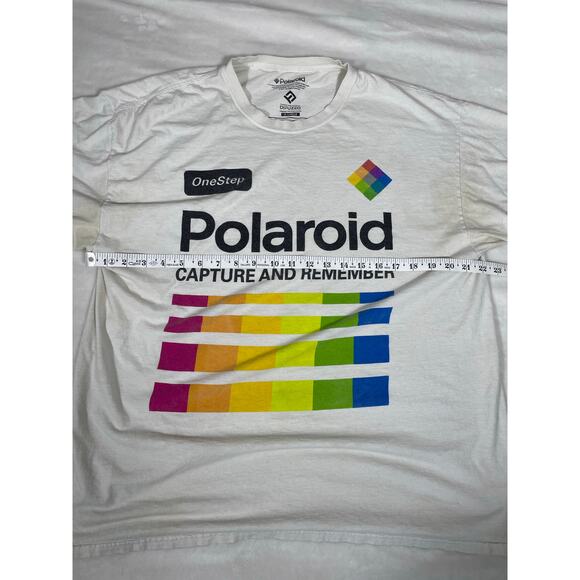 Polaroid Capture & Remember Graphic Tee White Size XL - Picture 3 of 5